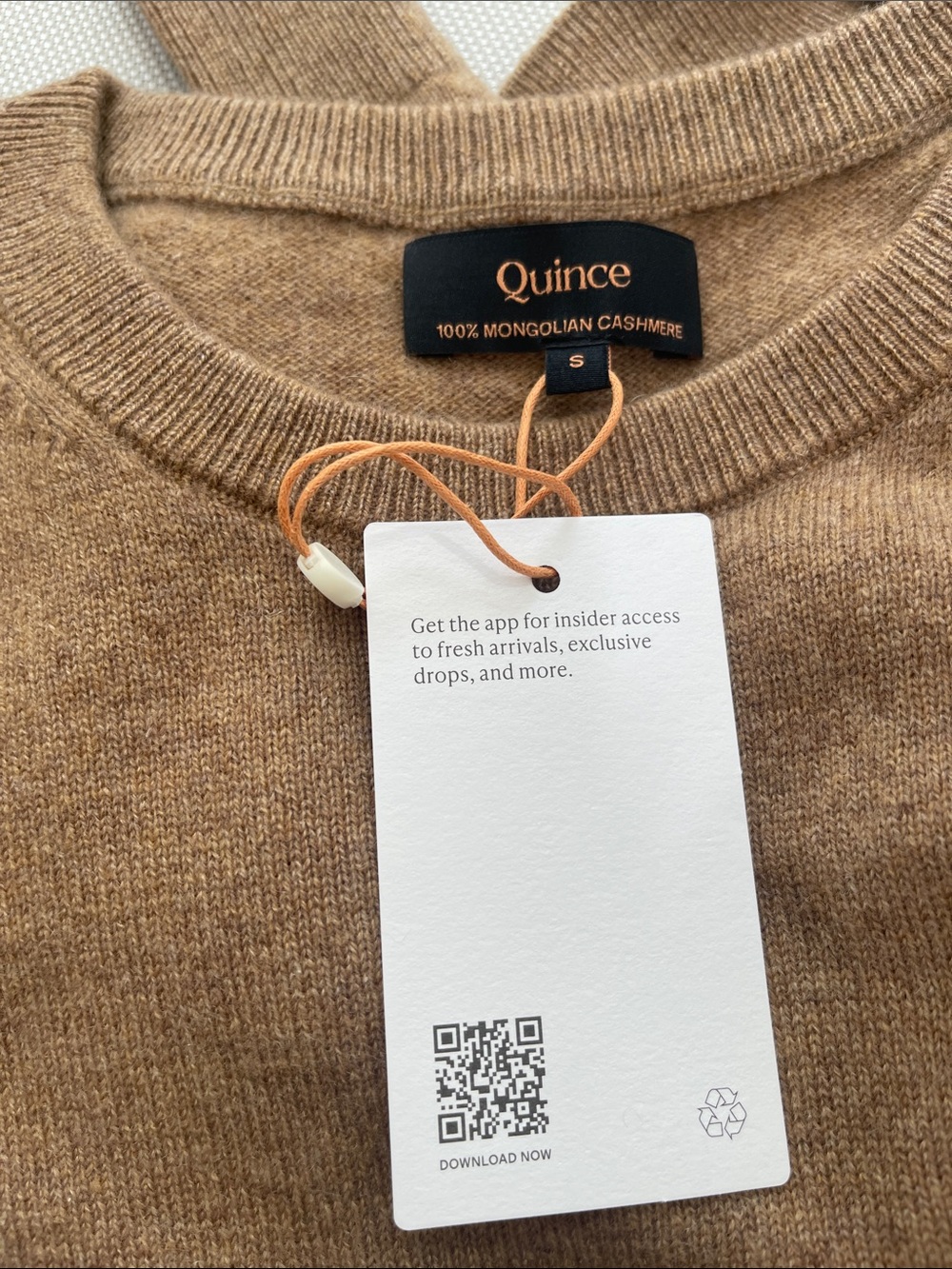 Quince Mongolian Cashmere Crewneck Sweater - Picture 5 of 5